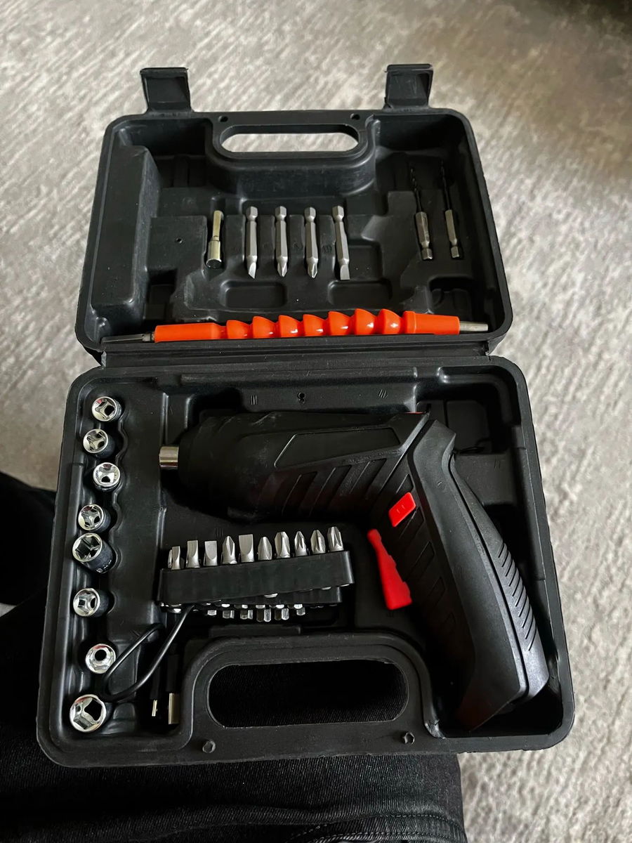 Kit Destornillador Eléctrico con 47 Piezas 🛠️🔋